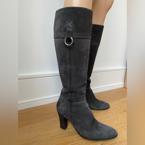 Browns real suede knee high boots - Picture 3 of 4